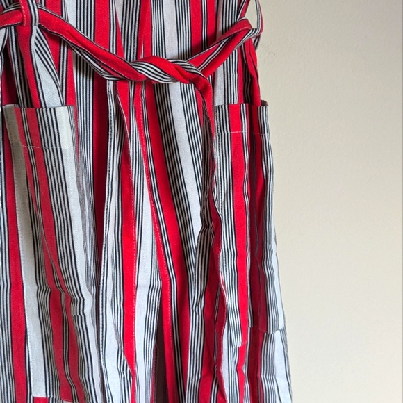 NWT Chocolate USA Striped Long Vest Size M - Picture 3 of 5